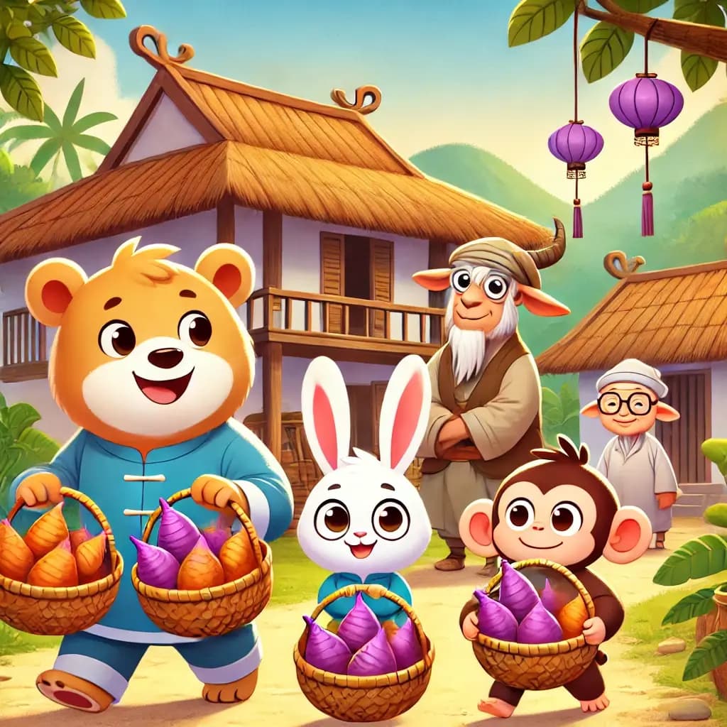 Ba giỏ khoai lang