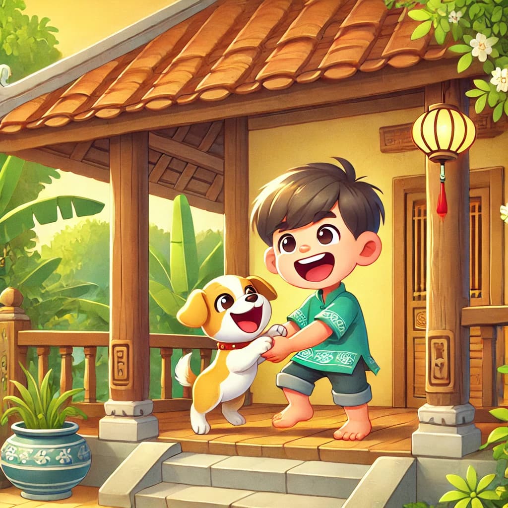 Cún con đi lạc