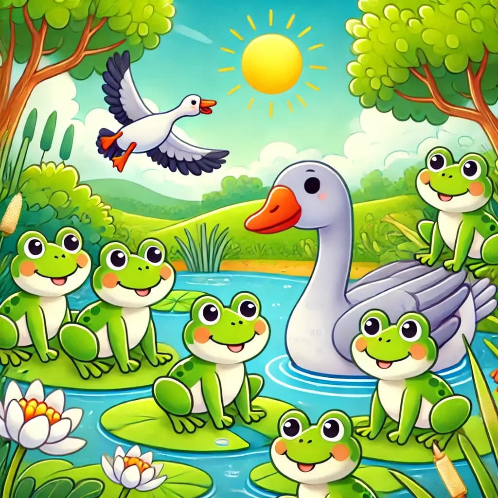 Lũ ếch muốn có vua