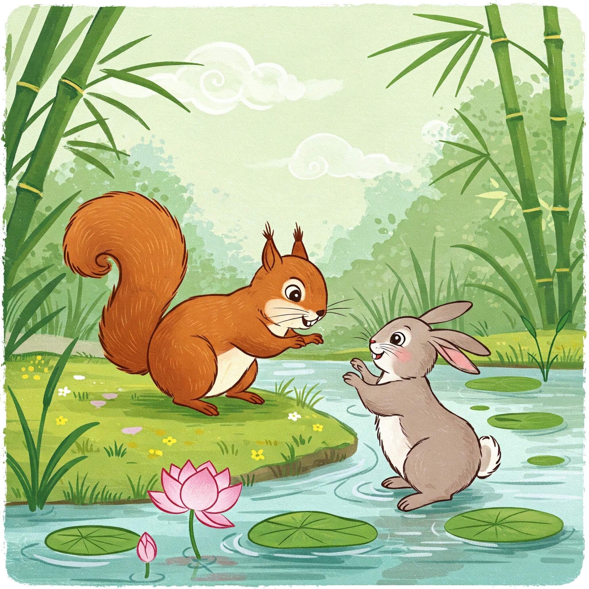 Sóc và Thỏ