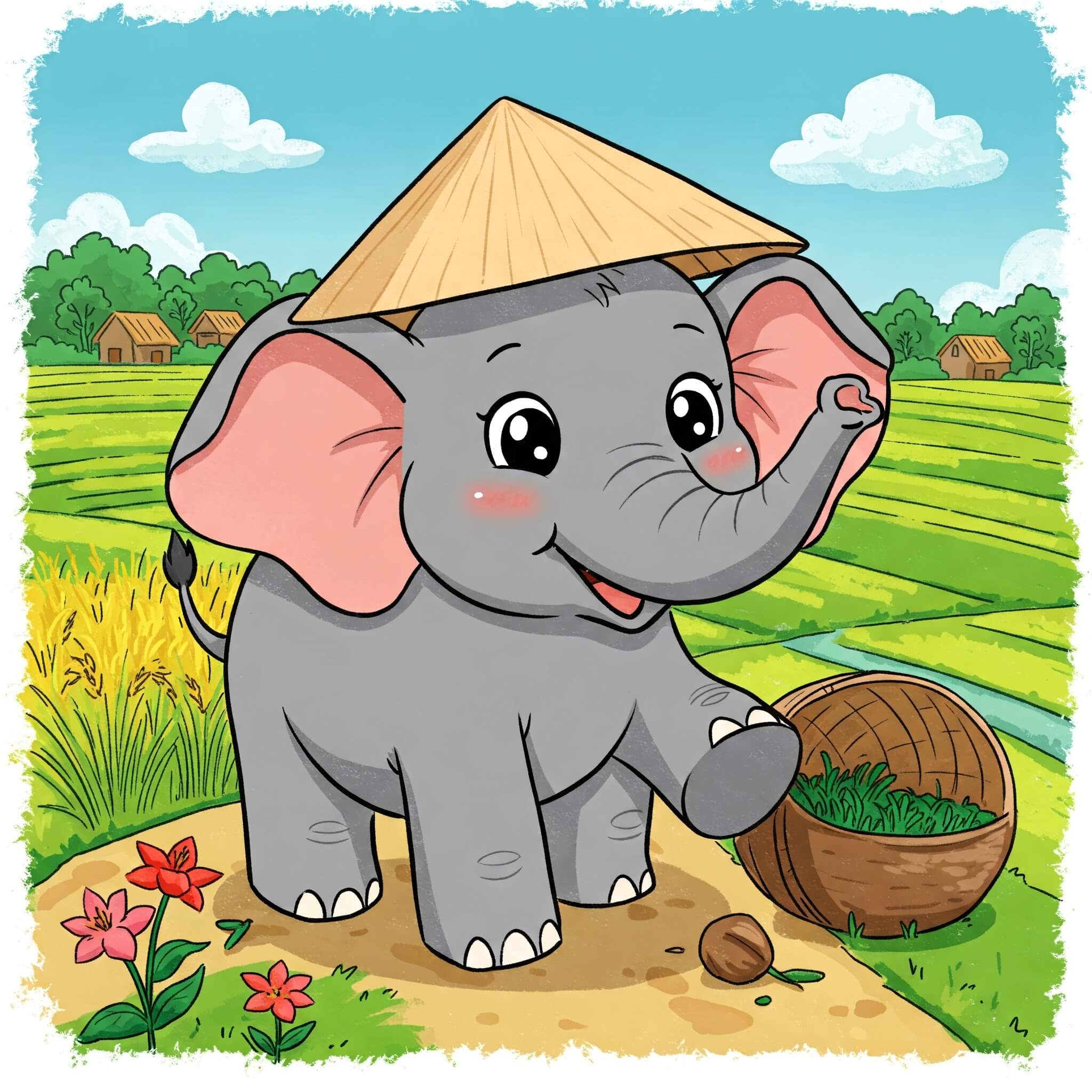Thầy bói xem voi